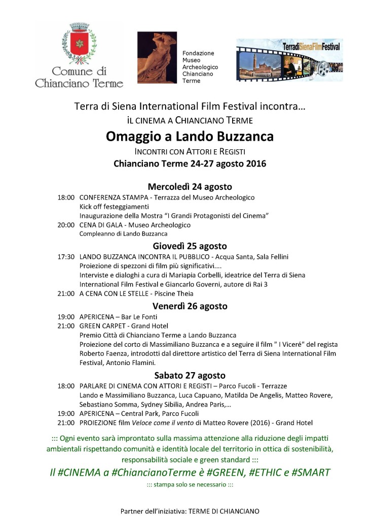 Terra di Siena Film Festival incontra