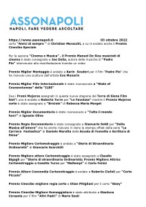 Assonapoli_TERRA DI SIENA INTERNATIONAL FILM FESTIVAL CERIMONIA DI PREMIAZIONE TEATRO DEI ROZZI 1 OTTOBRE_page-0003