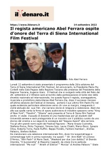 DENARO_Il regista americano Abel Ferrara ospite d'onore del Terra di Siena International Film Festival _page-0001