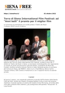 Sienafree_Terra di Siena International Film Festival ad “Anni belli” il premio per il miglior film_page-0001