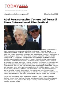 Todaynewspress_Abel Ferrara ospite d’onore del Terra di Siena International Film Festival_page-0001